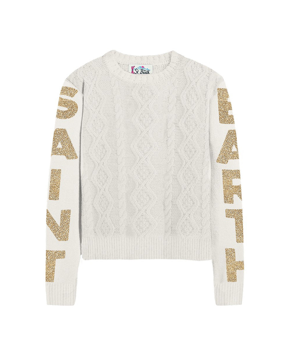 Maglione MC2 SAINT BARTH donna MALMOARAN00249M Bianco 