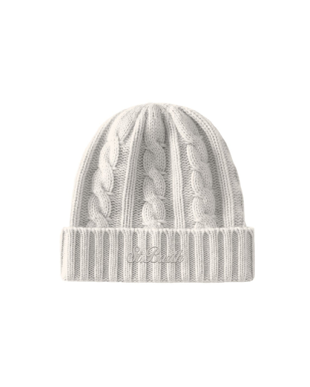 Cappello MC2 SAINT BARTH donna MOSSBRAIDWOOL00023M Bianco<BR/> 