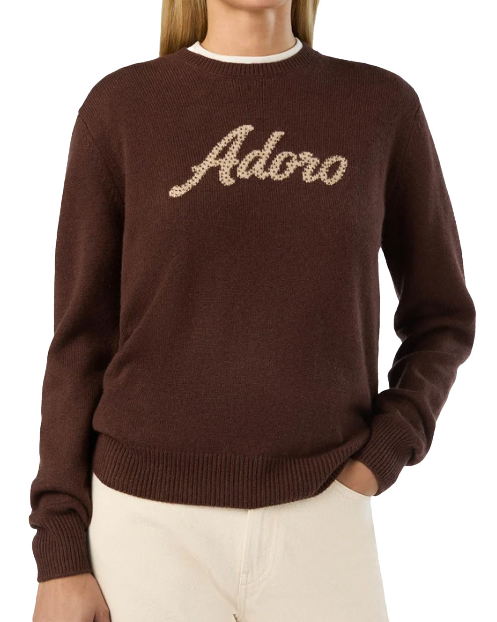 Maglione MC2 SAINT BARTH donna NEWQUEEN04195M Marrone 
