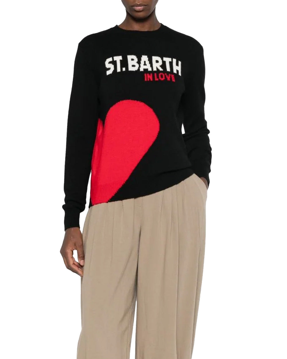Maglione MC2 SAINT BARTH donna NEWQUEEN04263M Nero 