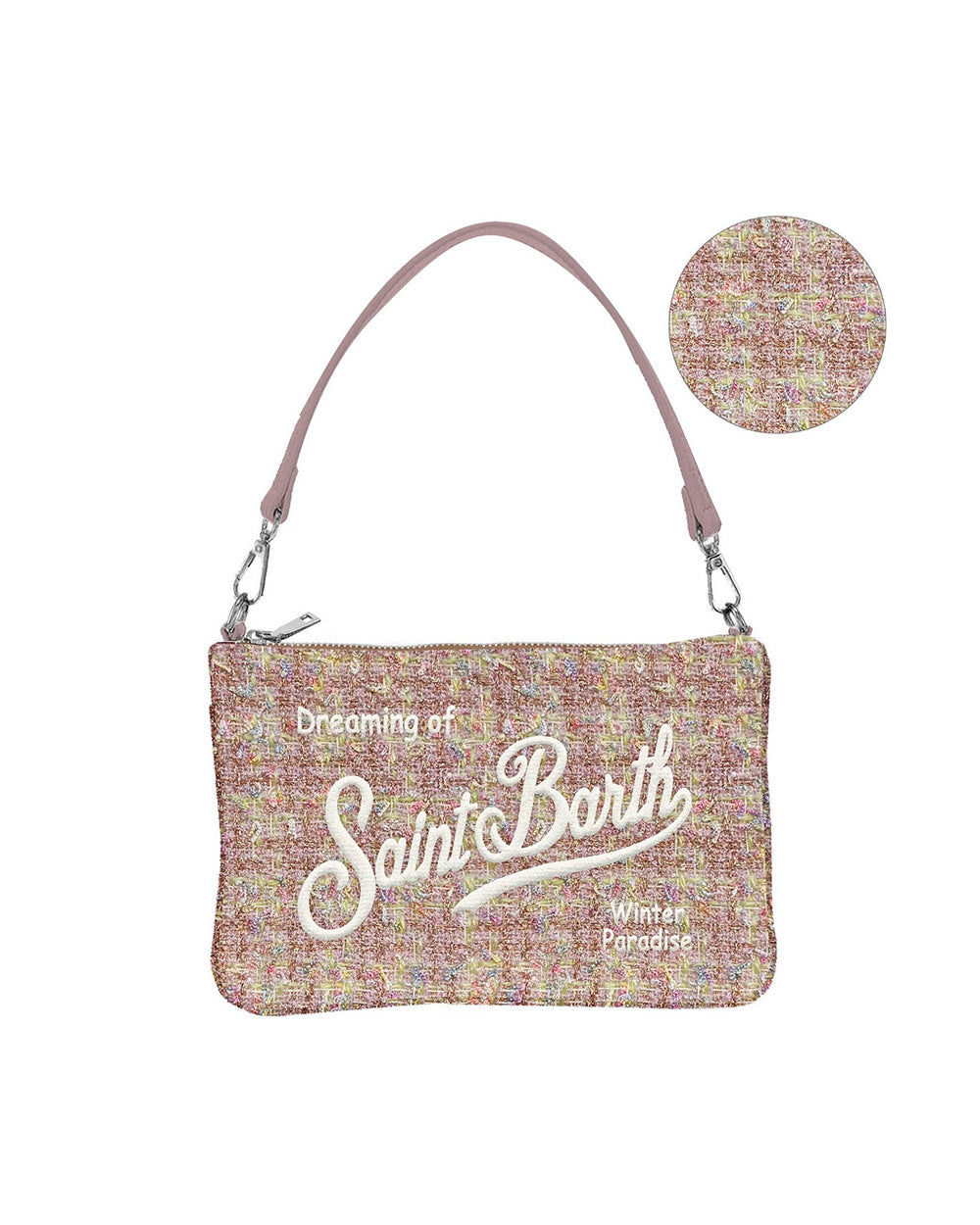 Pochette MC2 SAINT BARTH donna PARISIENNEMINITWEED00171M Rosa 