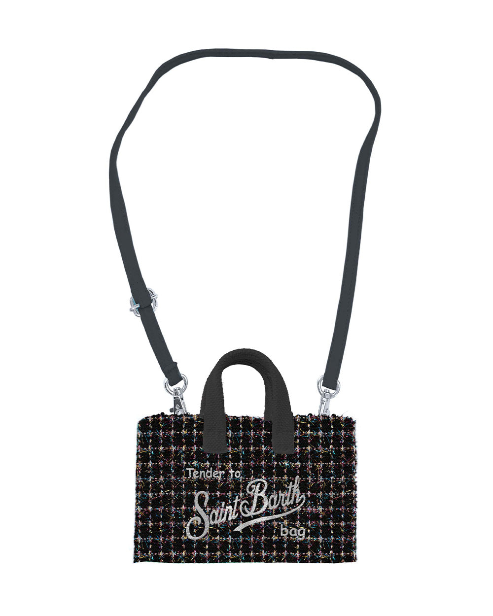 Phone bag MC2 SAINT BARTH donna PHONEBAGTWEED00193M Nera 
