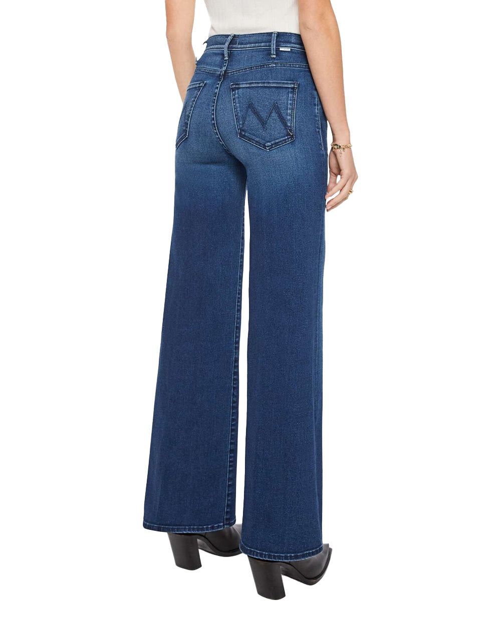 Jeans donna MOTHER WOMAN 105071156 Blu 