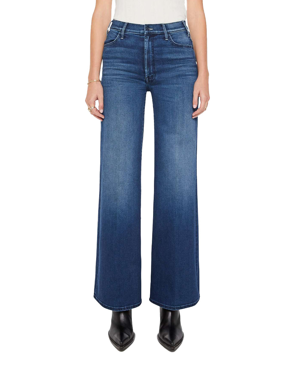 Jeans donna MOTHER WOMAN 105071156 Blu 