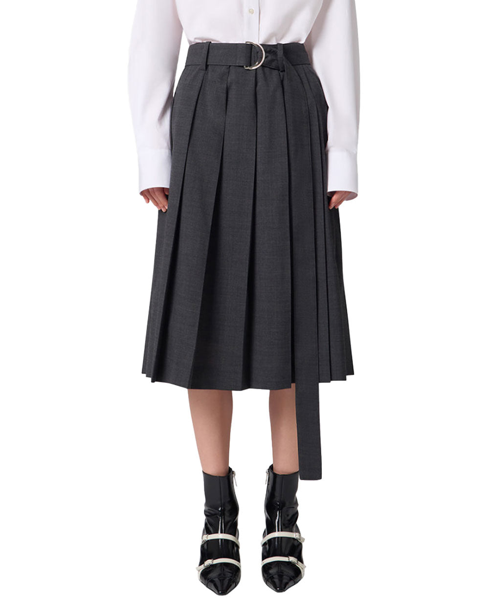 Gonna donna MSGM 4141MDD07P grigia 