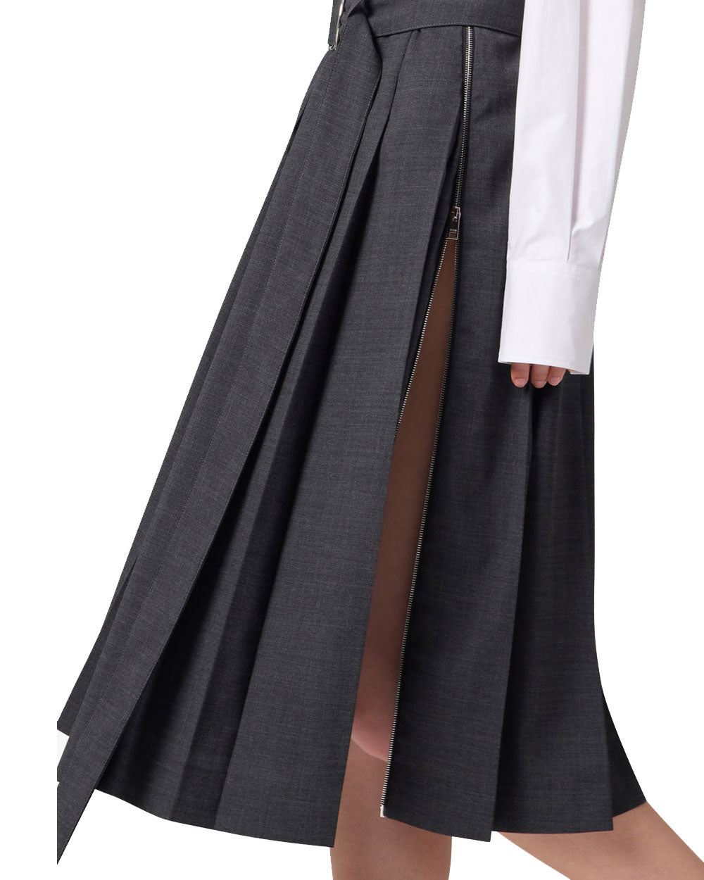 Gonna donna MSGM 4141MDD07P grigia 
