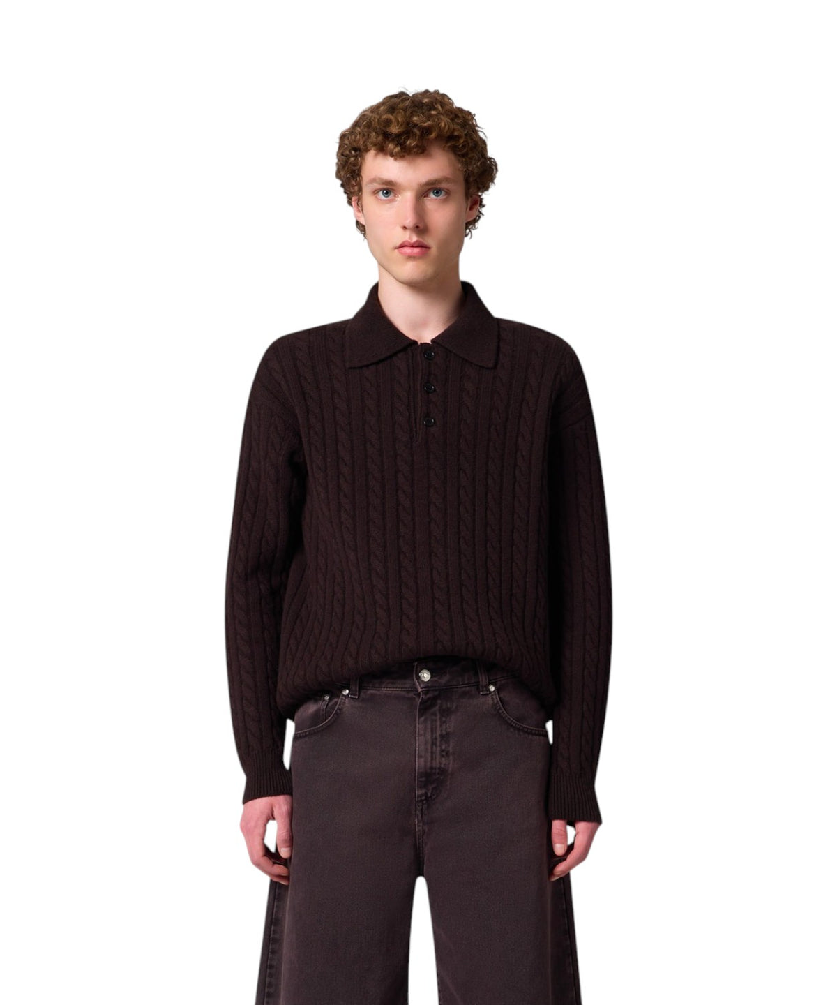 Polo uomo MSGM 4141MDM207 267758 30 Marrone 