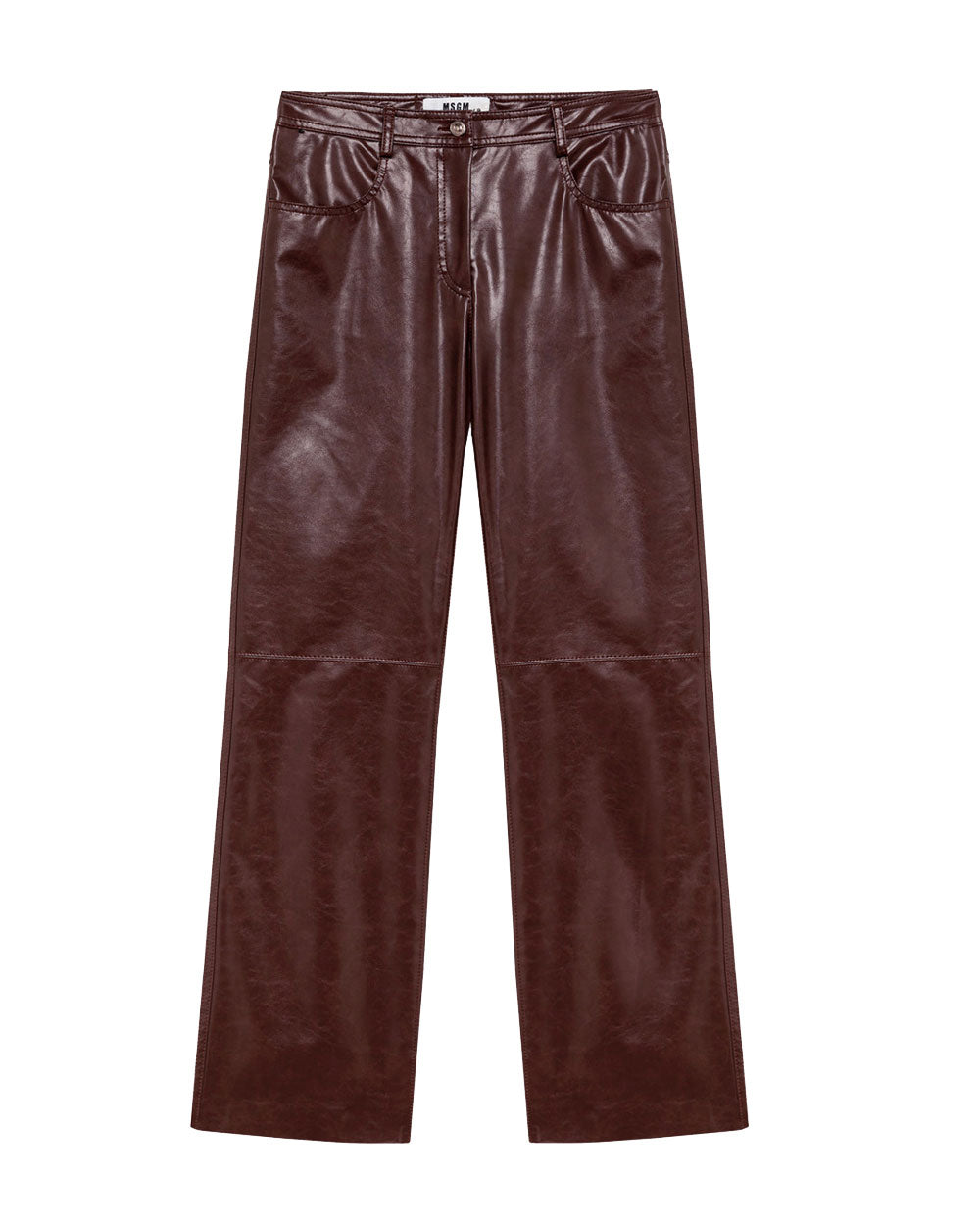 Pantalone MSGM donna 4141MDP06 marrone 