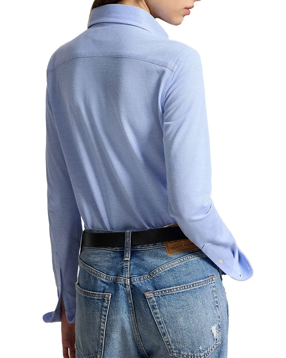 Camicia donna Polo Ralph Lauren 211664427 celeste 