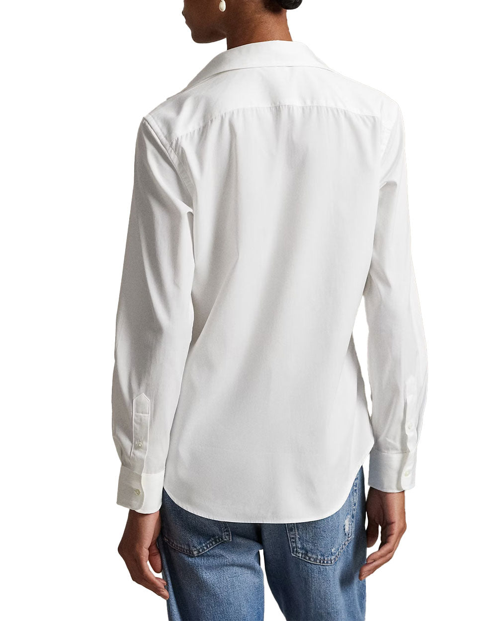 Camicia donna Polo Ralph Lauren 211891376 bianca 