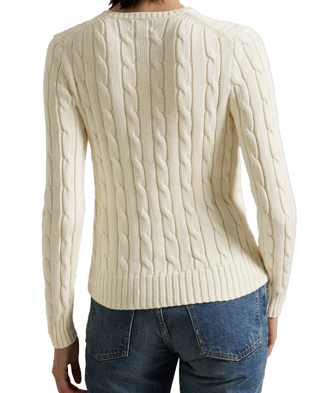 Girocollo donna Polo Ralph Lauren 211971865 crema 