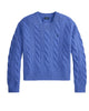 Women's Polo Ralph Lauren 211A91216 crew neck top in blue violet
