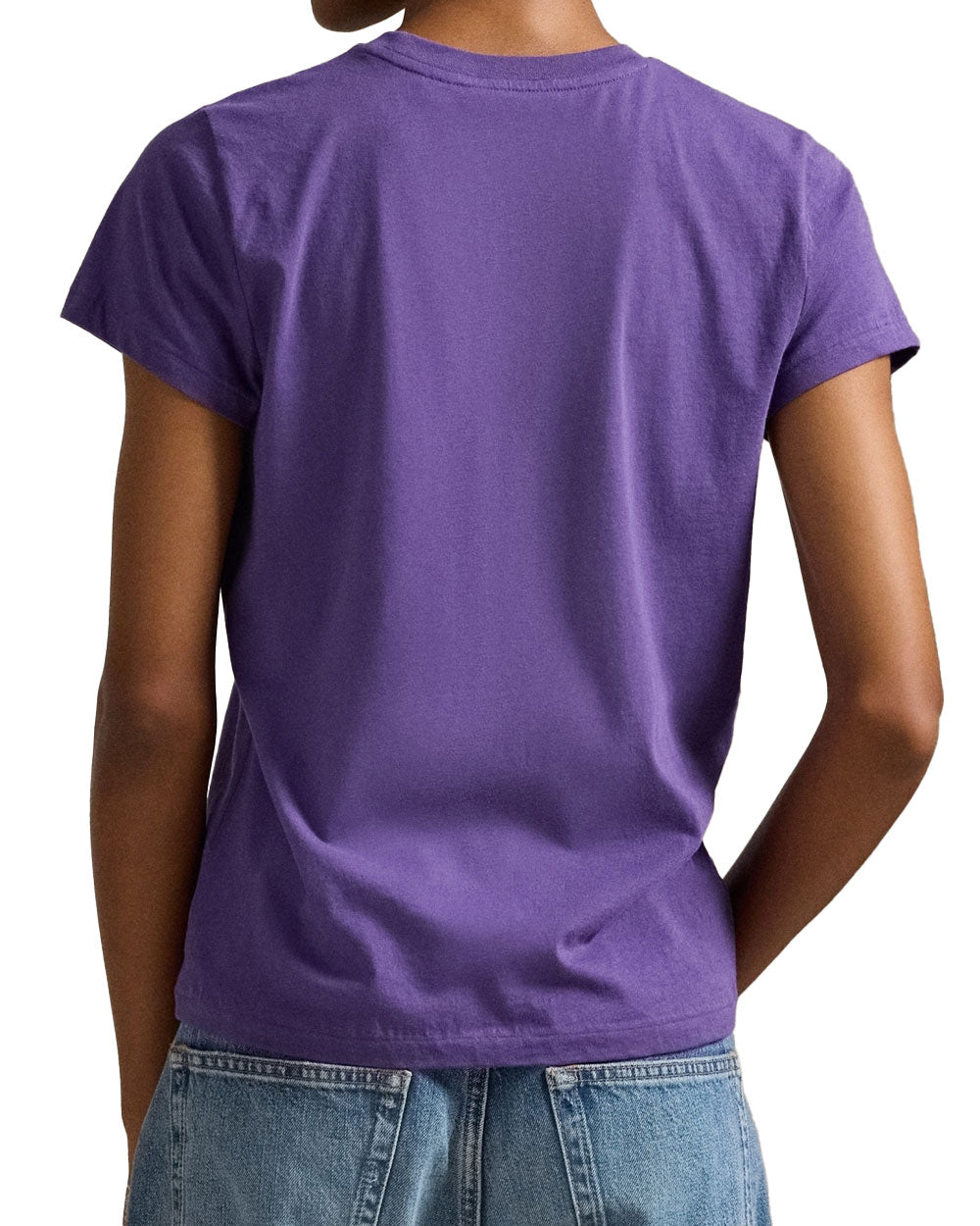 T-shirt donna Polo Ralph Lauren 211B14605 viola 