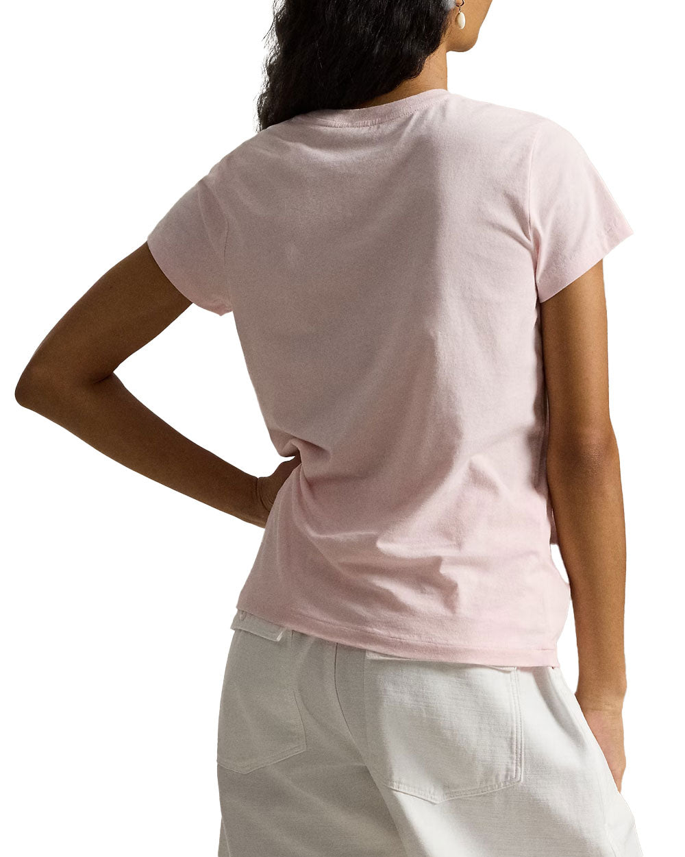 T-shirt donna Polo Ralph Lauren 211B14605 rosa 