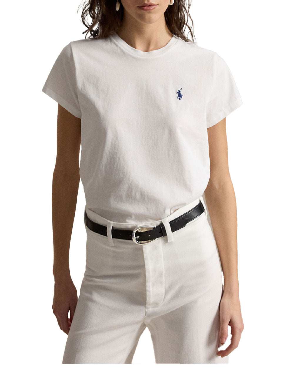T-shirt donna Polo Ralph Lauren 211B14605 bianca 