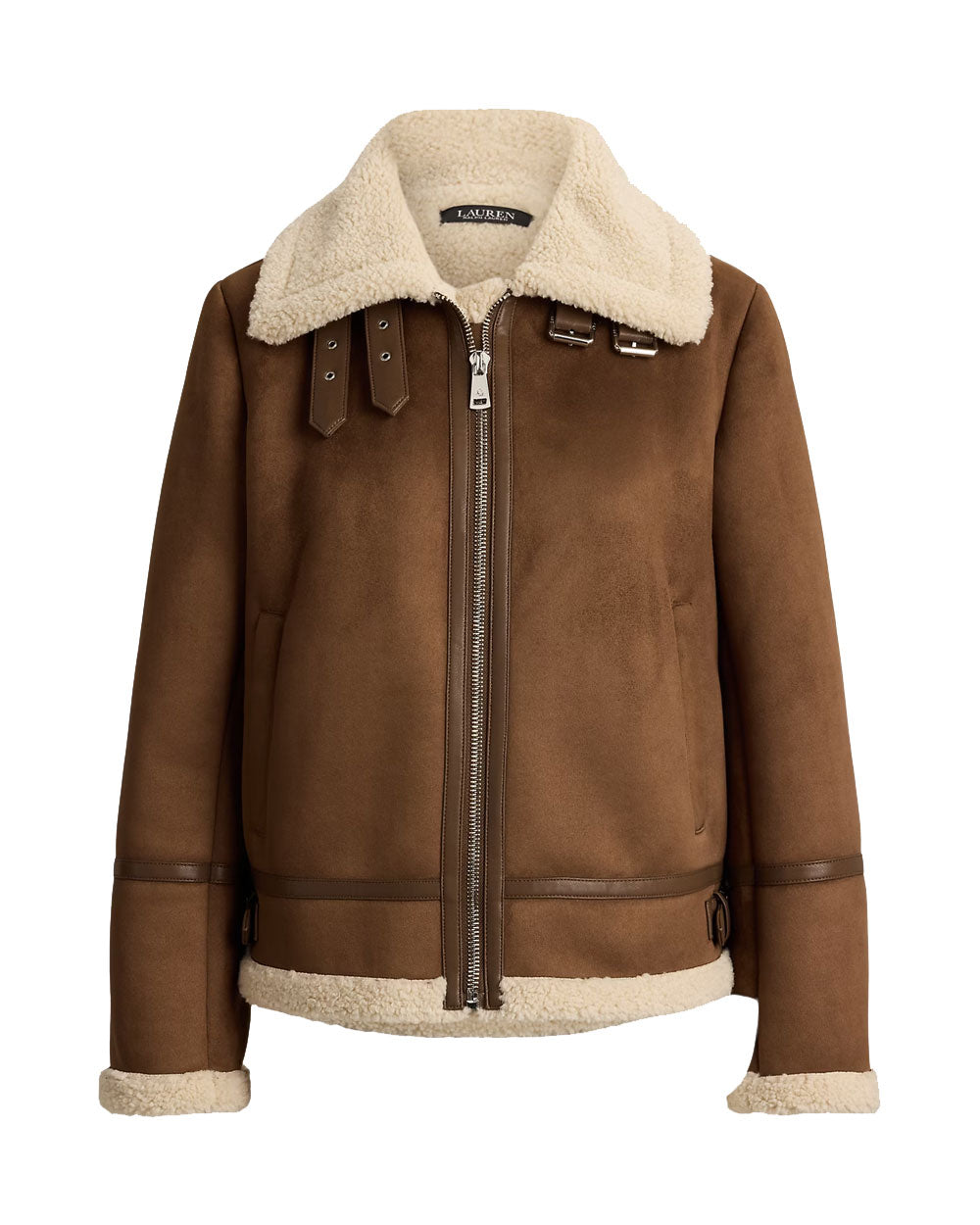 Cappotto lauren donna 297P04122 tabacco<BR/> 
