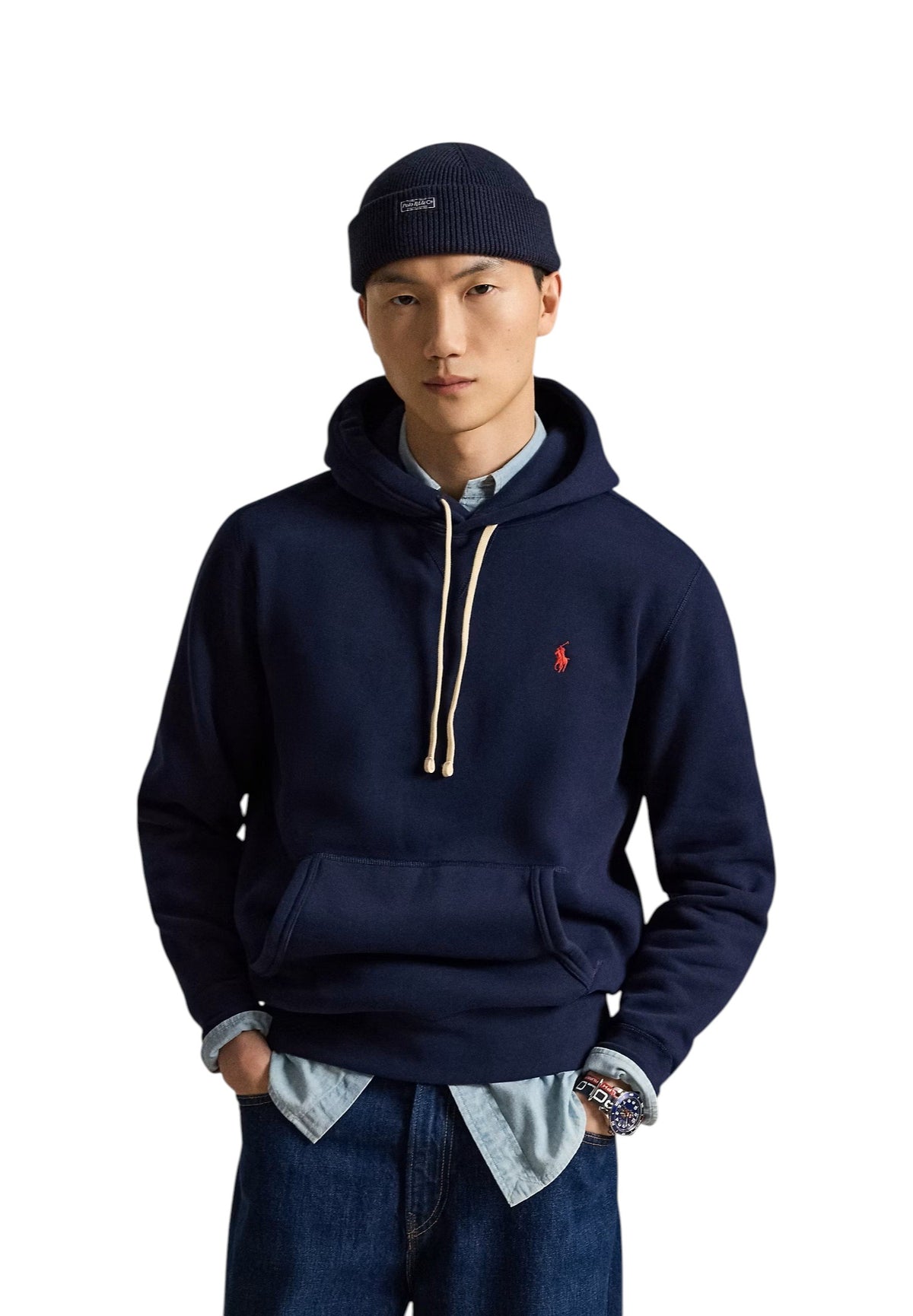 Felpa uomo Polo Ralph Lauren Blu Navy 