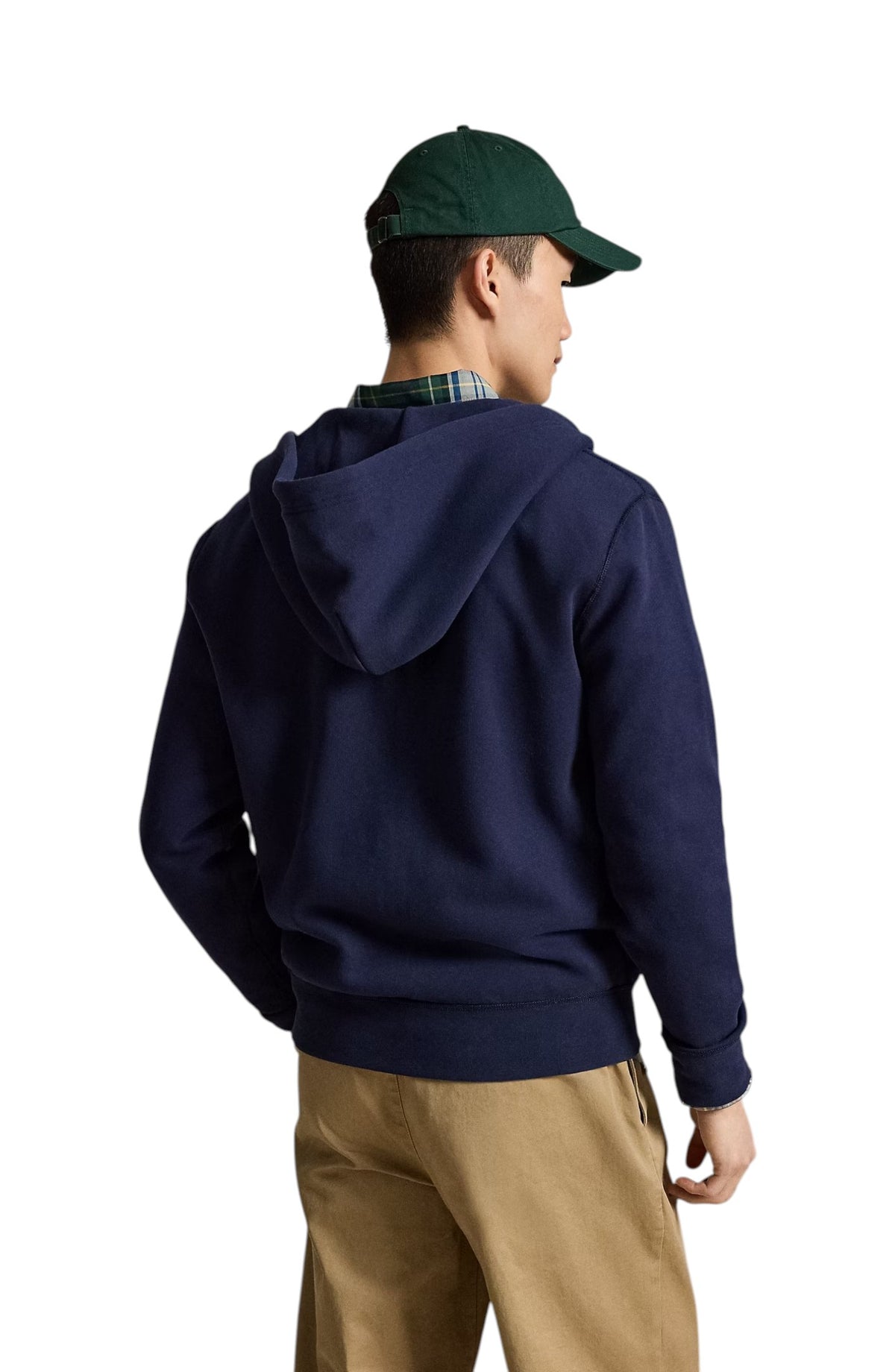 Felpa uomo Polo Ralph Lauren 710813297004 in pile Blu Navy 