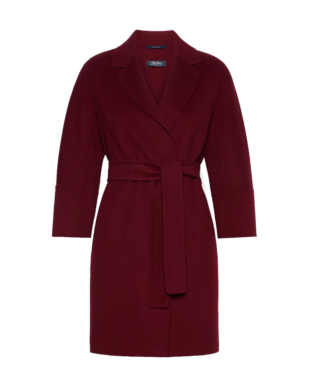 Cappotto 'S Max Mara donna ARONA bordeaux 