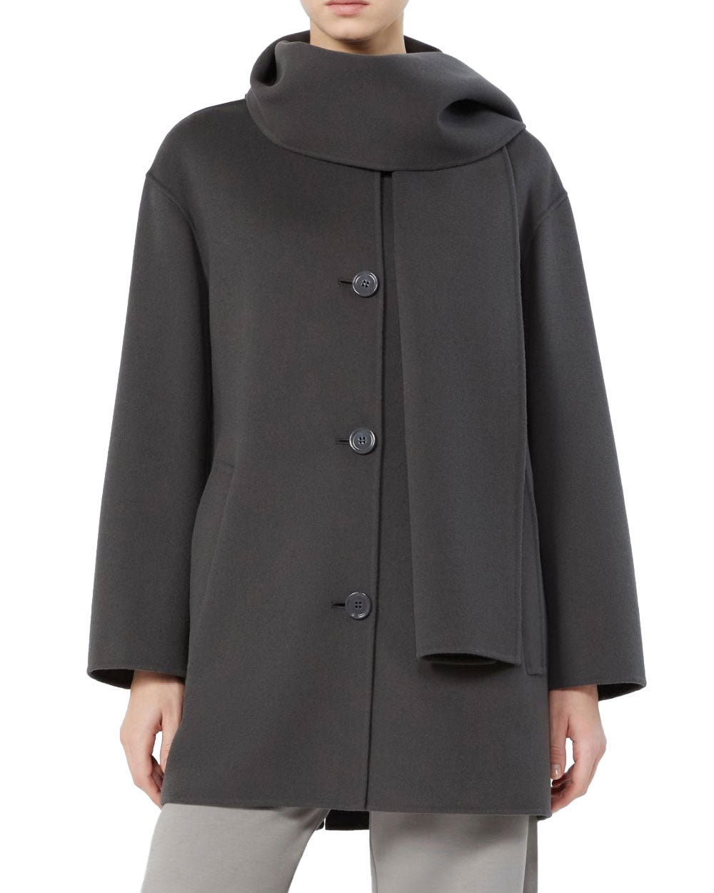 Cappotto 'S Max Mara donna SMMALICIA grigio<BR/> 