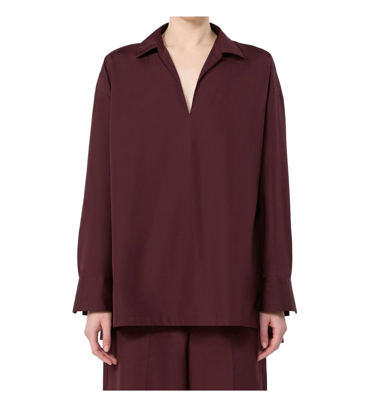 Maglia S Max Mara donna SMMCRISTEL067 bordeaux 