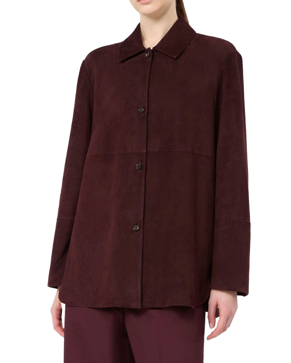 Camicia 'S Max Mara donna SMMGOCCE bordeaux 