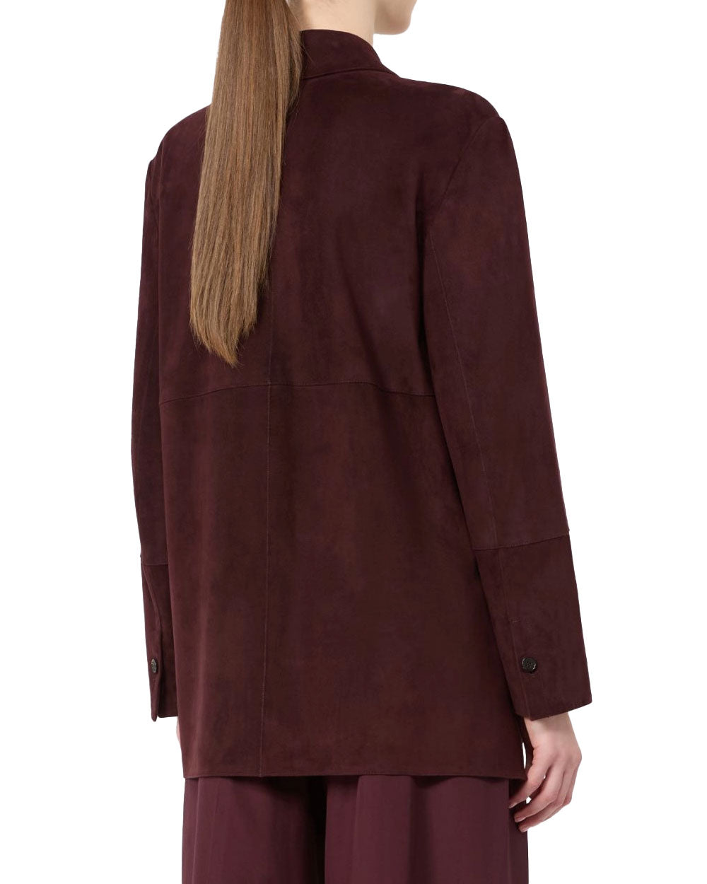 Camicia 'S Max Mara donna SMMGOCCE bordeaux 
