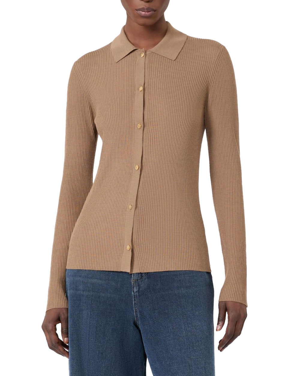 Cardigan 'S Max Mara donna SMMLIMONE cammello 