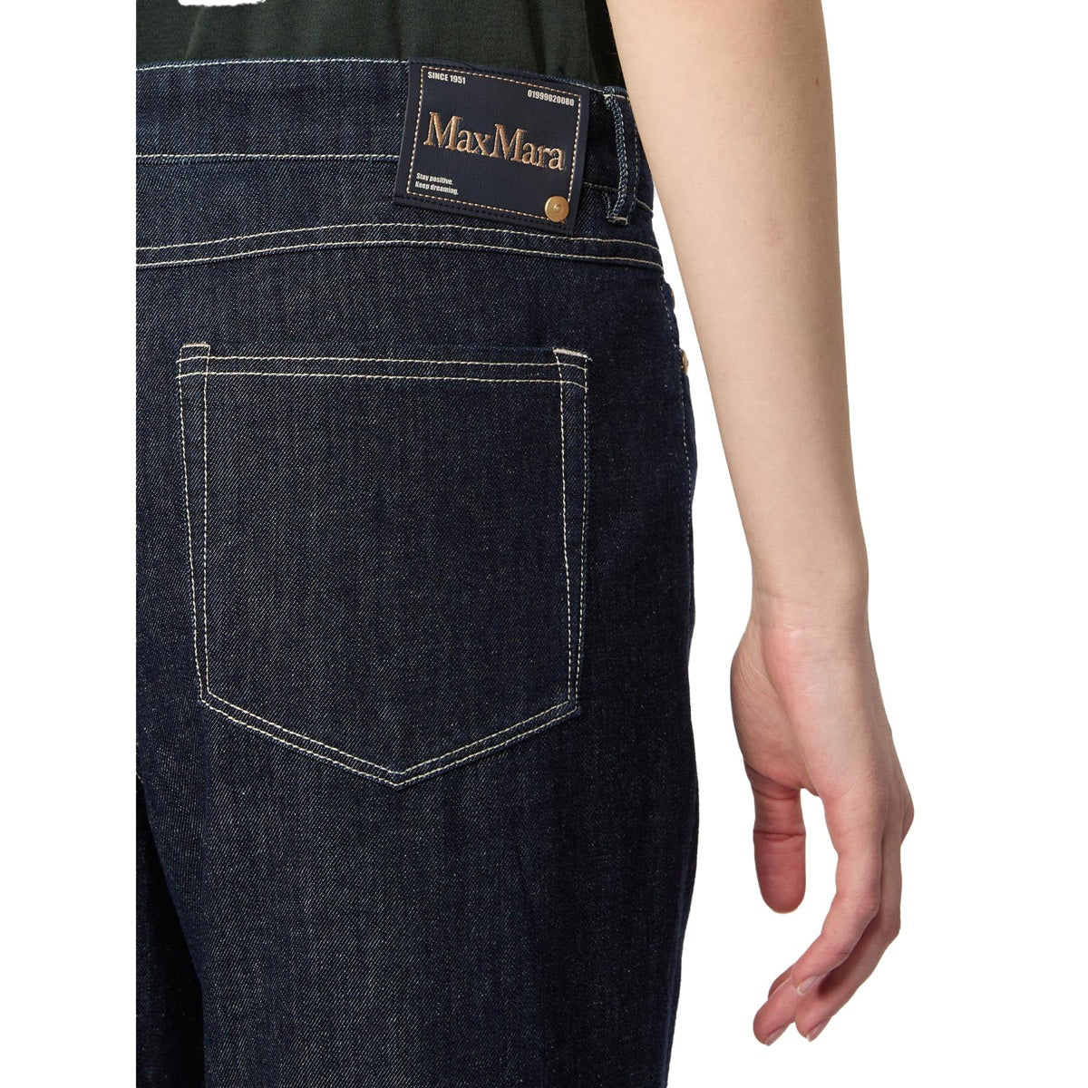 Jeans S Max Mara donna SMMPOGGIO001 blu medio denim<BR/><BR/> 