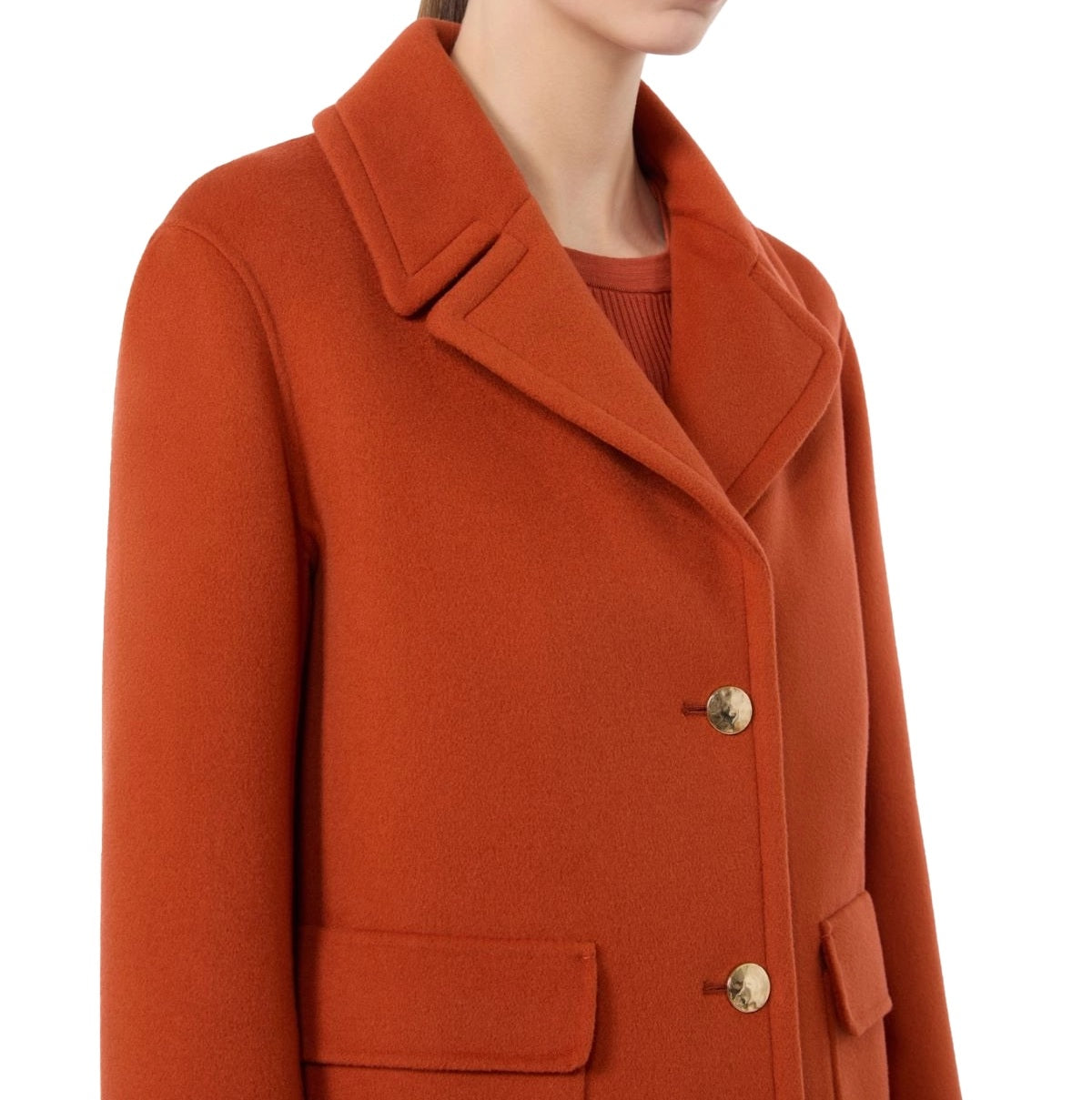 Giacca S Max Mara donna SMMSISSY076 arancione 