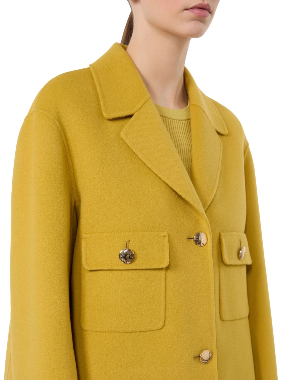 Giacca S Max Mara donna SMMSORRISO096 gialla 