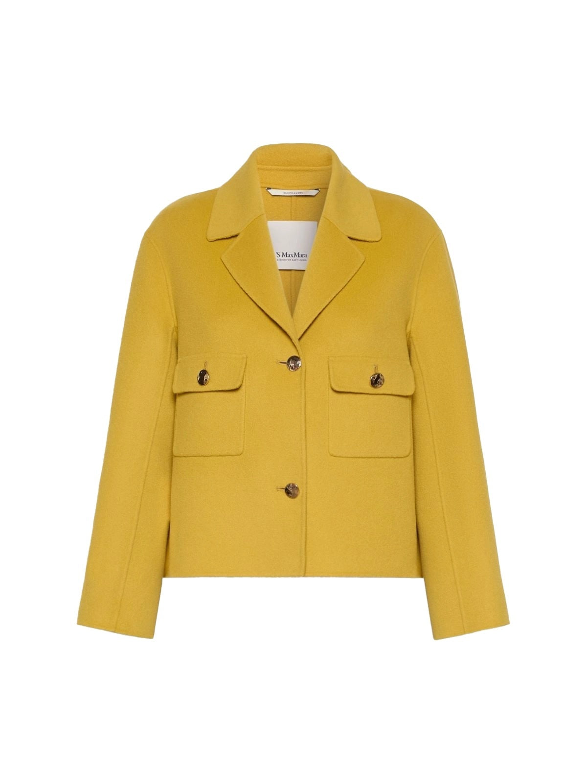 Giacca S Max Mara donna SMMSORRISO096 gialla 