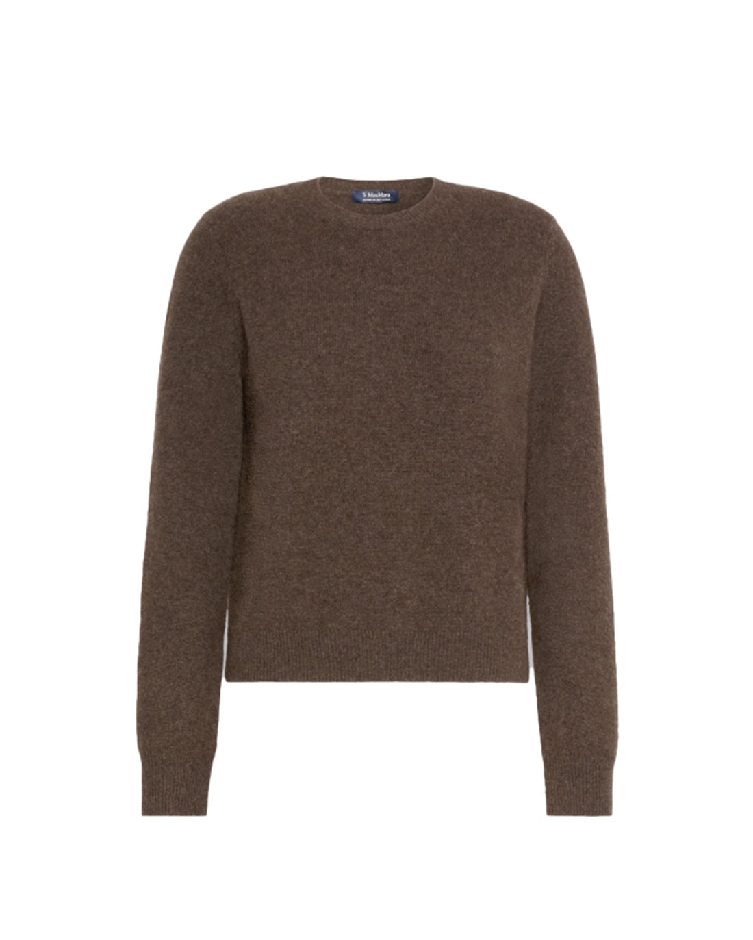 Maglia S Max Mara donna SMMVOLIERA002 marrone con toppe 
