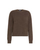 Maglia S Max Mara donna SMMVOLIERA002 marrone con toppe