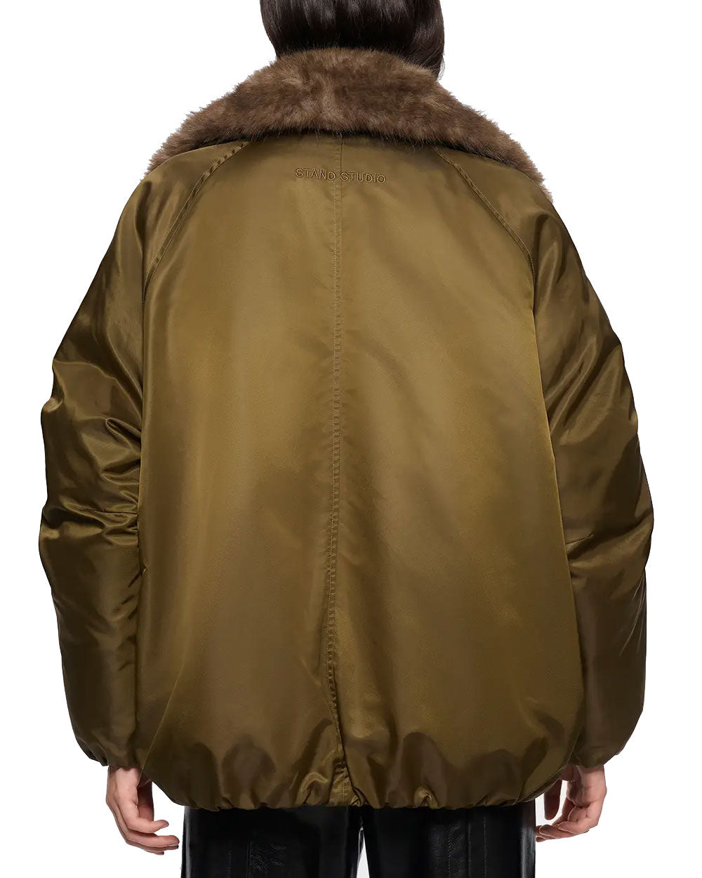 Giubbino Stand studio donna 66758-8032 Thilda verde militare<BR/><BR/> 