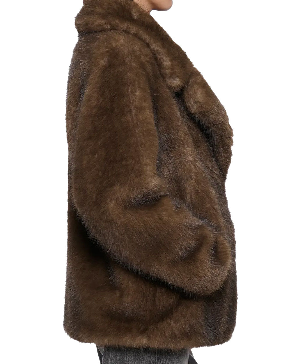 Pelliccia Stand studio donna 66775-9485 Jourmi grigio marrone<BR/><BR/> 