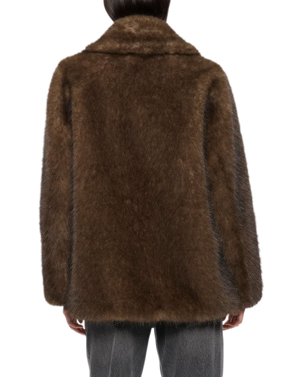 Pelliccia Stand studio donna 66775-9485 Jourmi grigio marrone<BR/><BR/> 