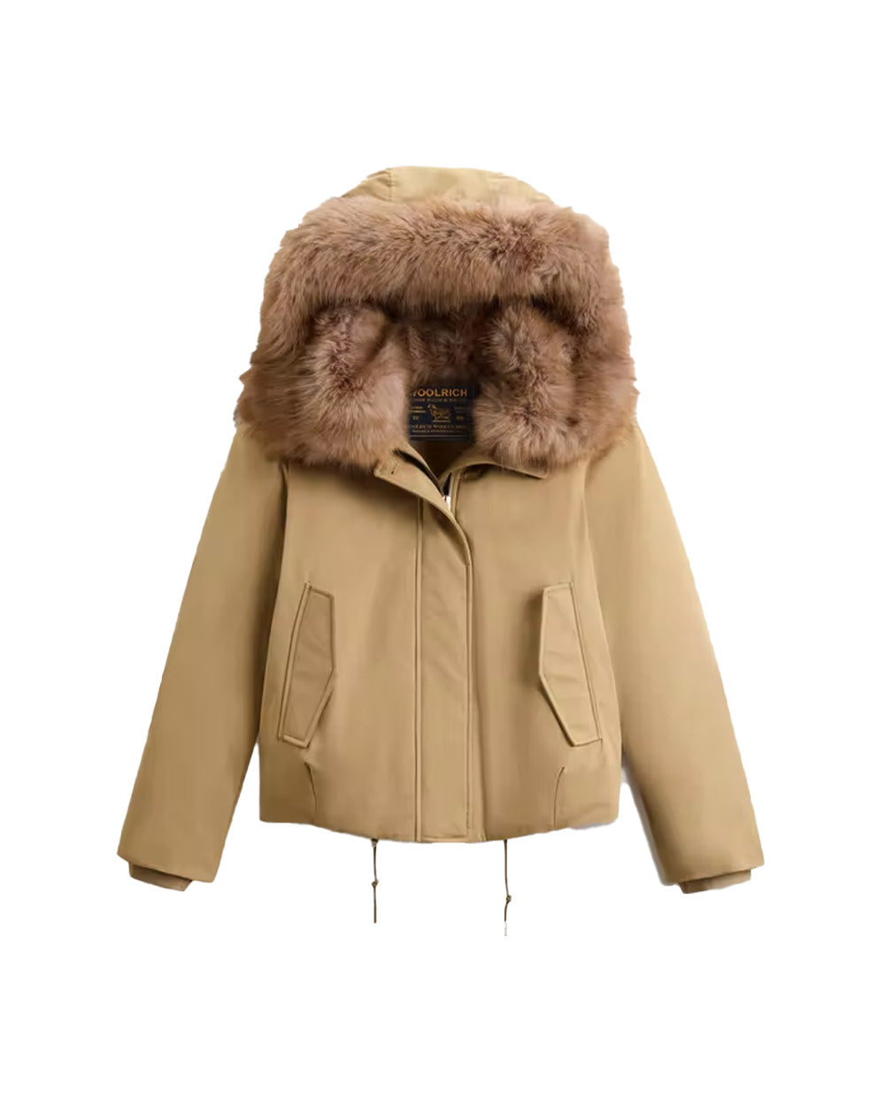 Giubbino donna WOOLRICH DONNA CFWWOU2237FRUT1974 Gold Khaki<BR/> 