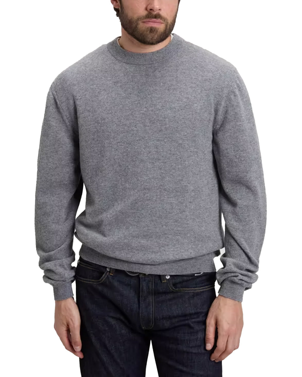 Maglione WOOLRICH uomo CFWOKN2063MRUF594 Medium Grey Melange 