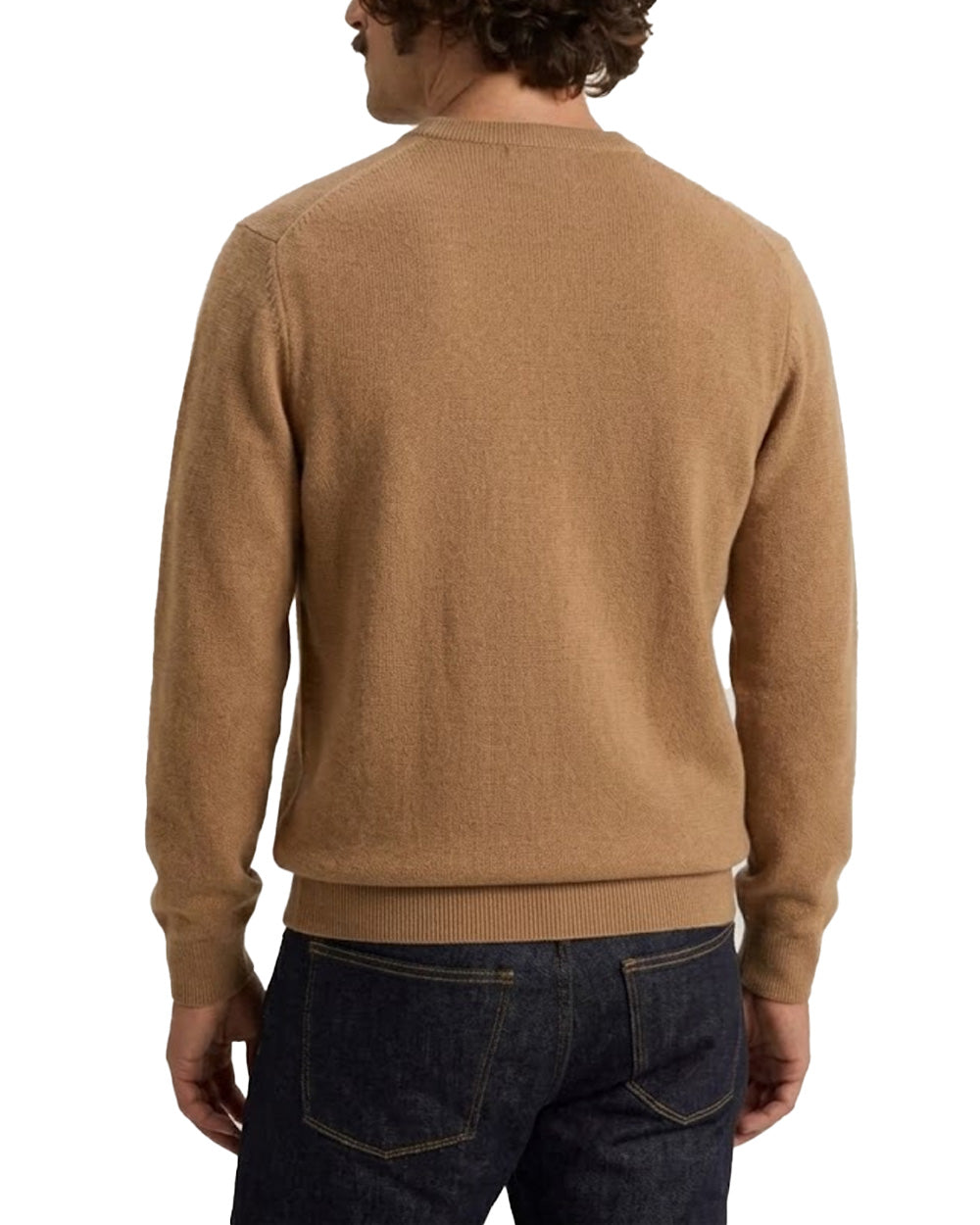 Maglione WOOLRICH uomo CFWOKN2063MRUF594 Dark Camel 