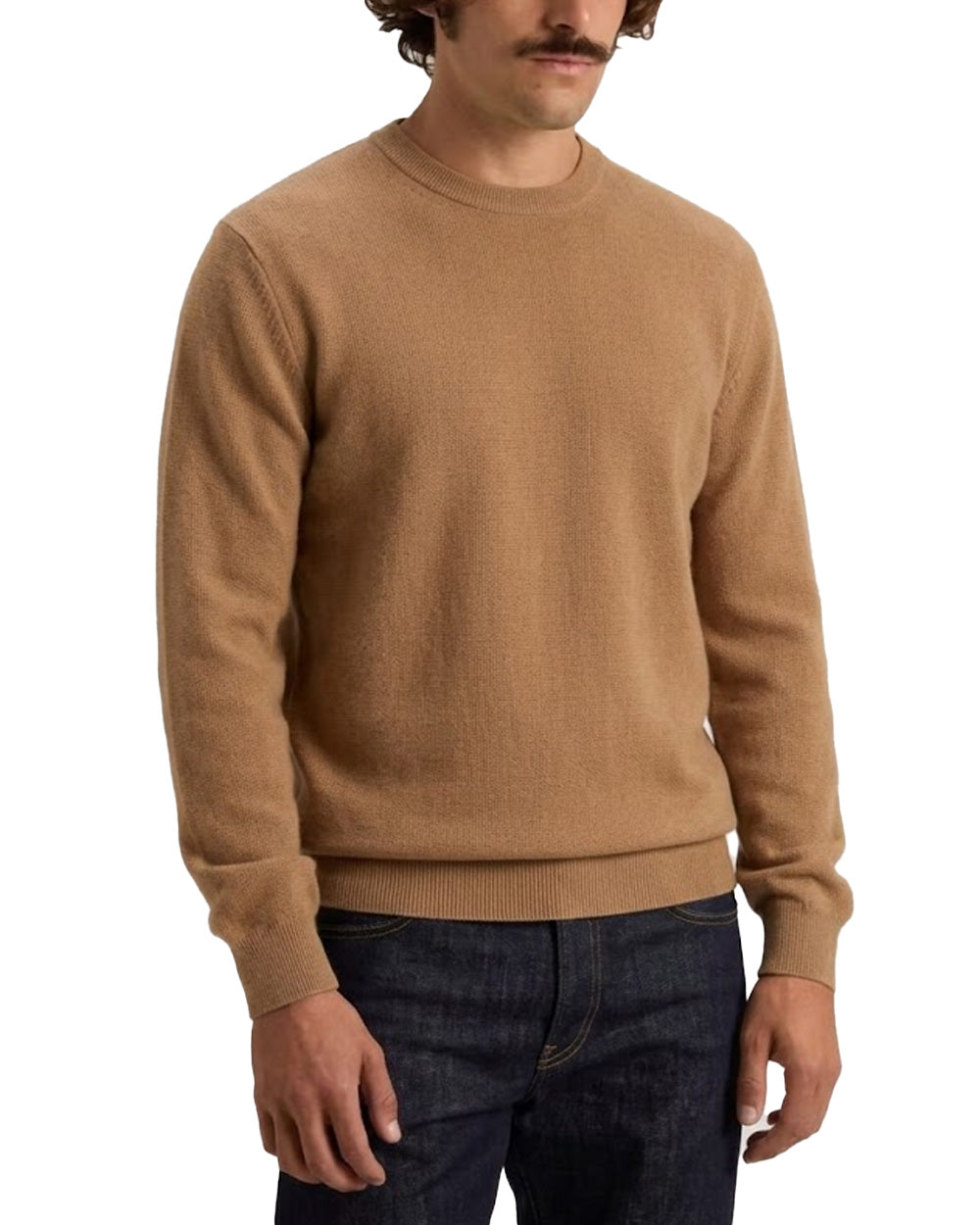 Maglione WOOLRICH uomo CFWOKN2063MRUF594 Dark Camel 