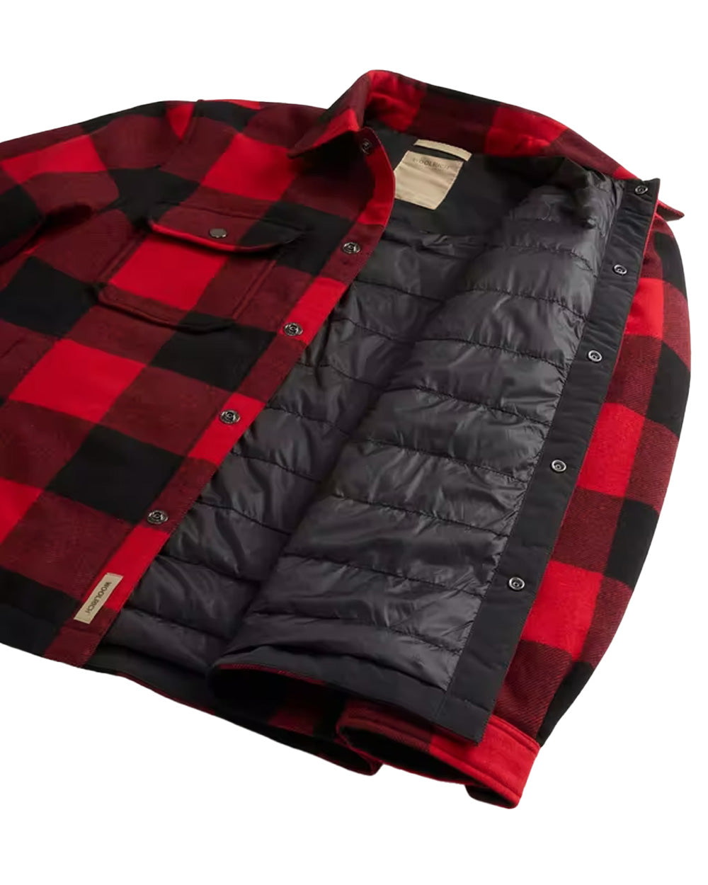 Overshirt WOOLRICH uomo CFWOOS2018MBUT3046 Red Buffalo 