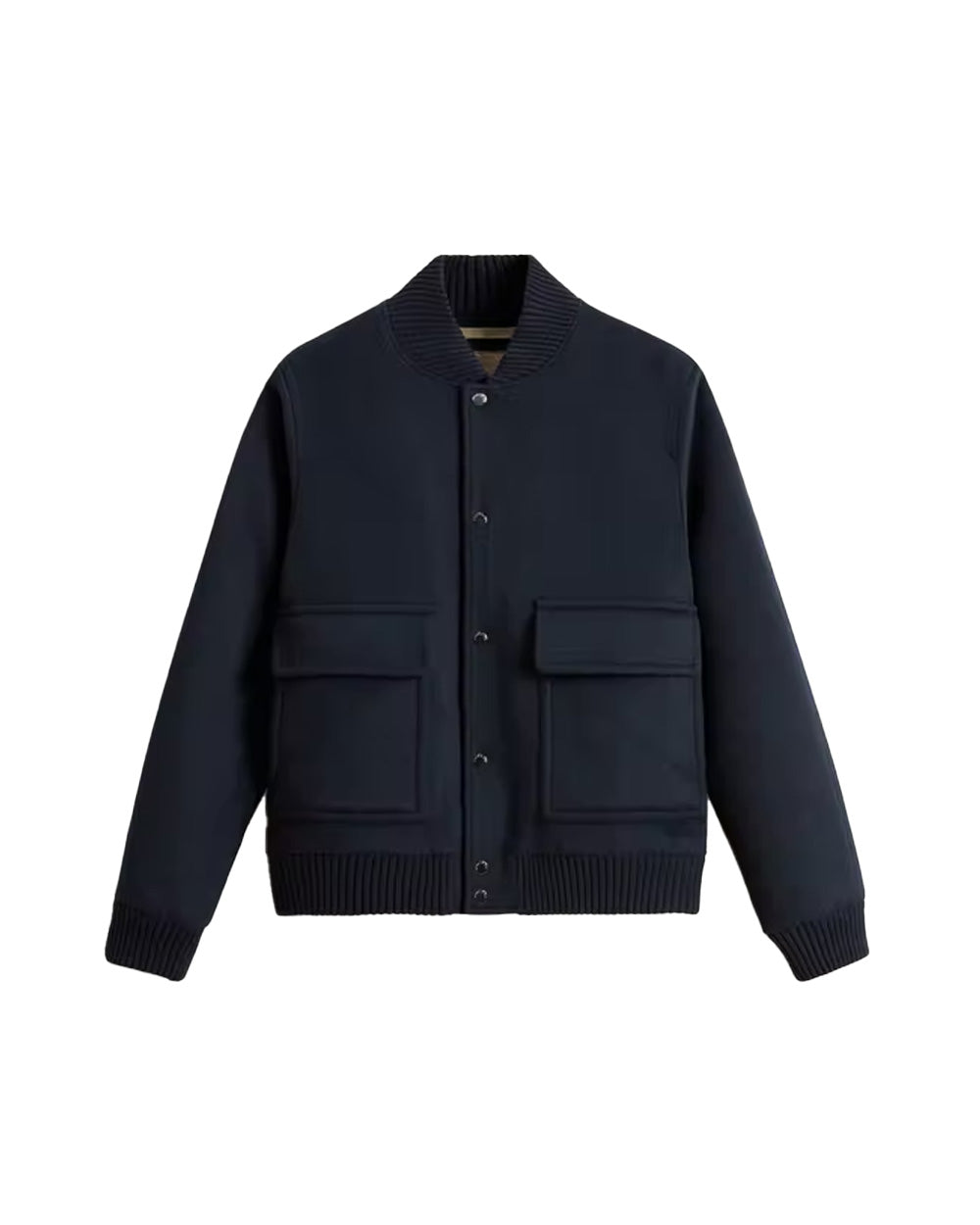 Giubbino WOOLRICH uomo CFWOOU2023MBUT5041 Melton blue<BR/> 
